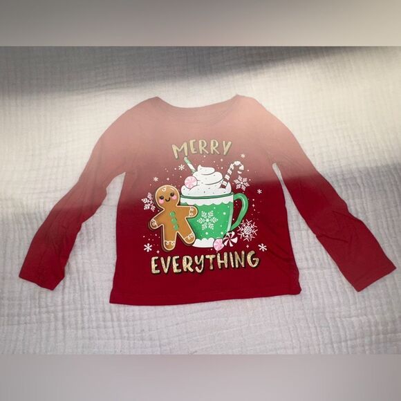 The Children’s Place size 2T Christmas shirt happy everything - Picture 1 of 1